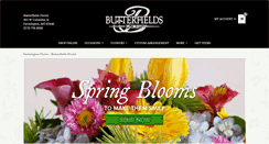 Desktop Screenshot of butterfieldsflorist.com