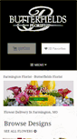 Mobile Screenshot of butterfieldsflorist.com